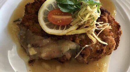 Kalbschnitzel Apfelsauce