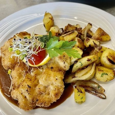 Knoblauchschnitzel