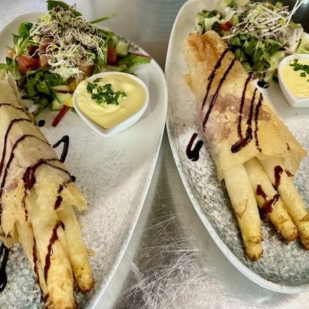 Spargel im Knuspermantel