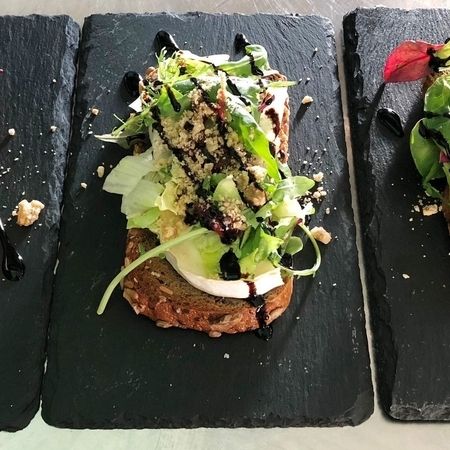 Ziegenkäse Vitalbrot