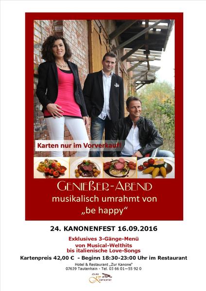 Genießer-Abend am 16.09.16