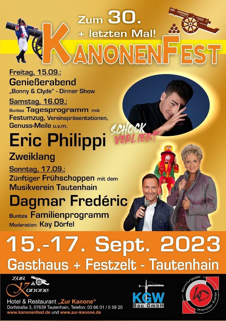Plakat Kanonenfest 2023